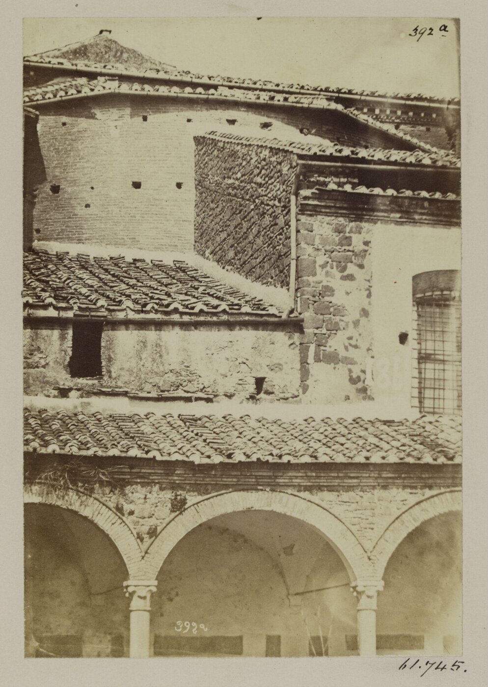 Parker, John Henry, Church of S. Croce in Gerusalemme - Details of construction, Praetorium, A.D. 160; Apse, A.D. 338; Sacristy, A.D. 950; Cloister, c. A.D. 1350.