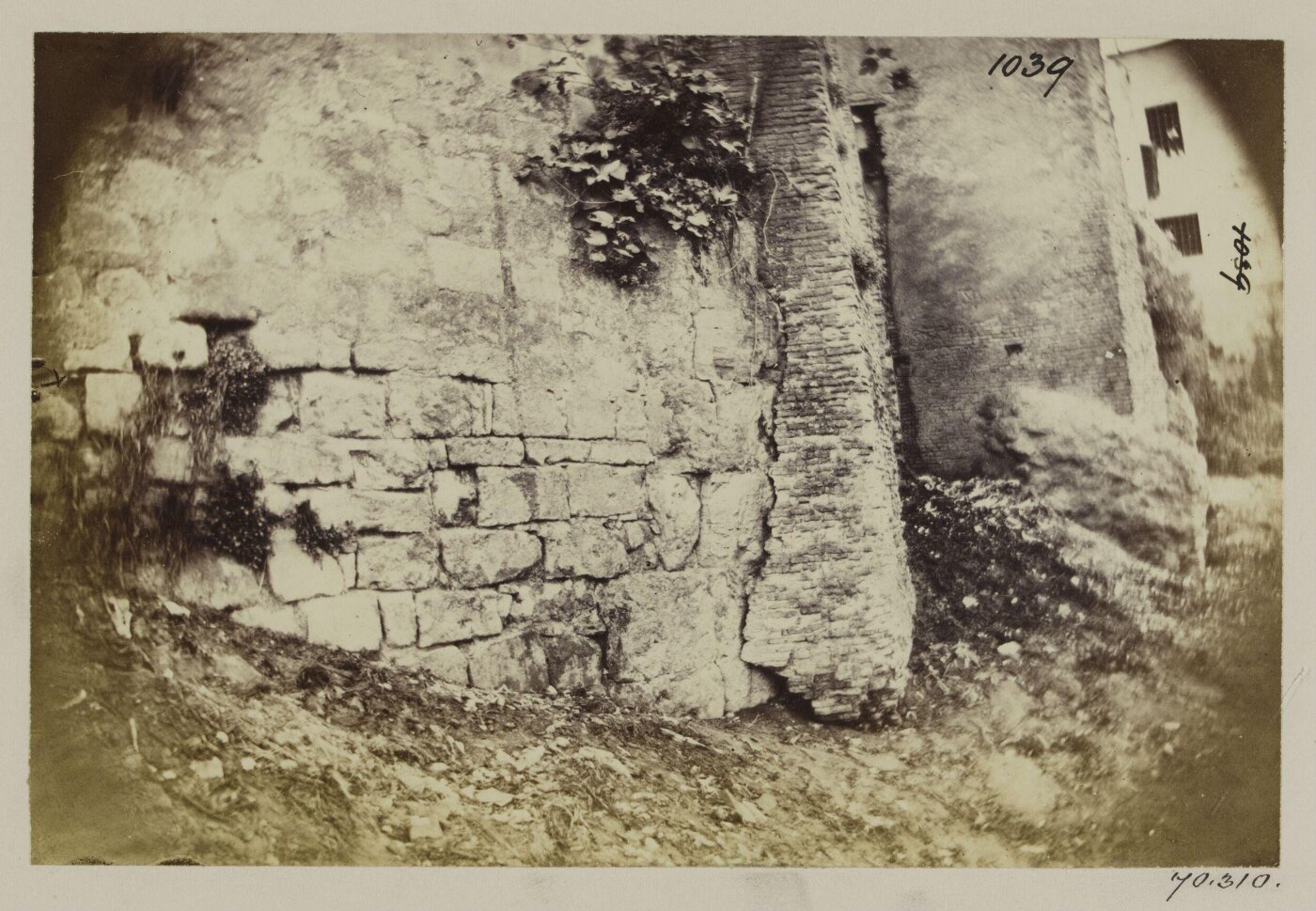 Parker, John Henry, Tiber - Remains of the Pons Triumphalis.