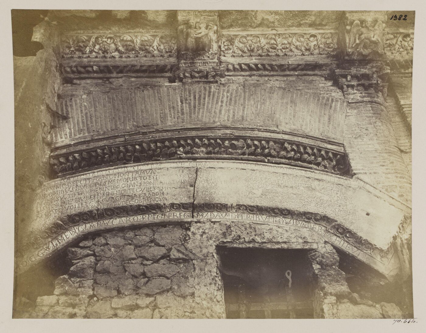 Parker, John Henry, Medieval - House of the Crescenzi, Inscription of the eleventh century (?)
