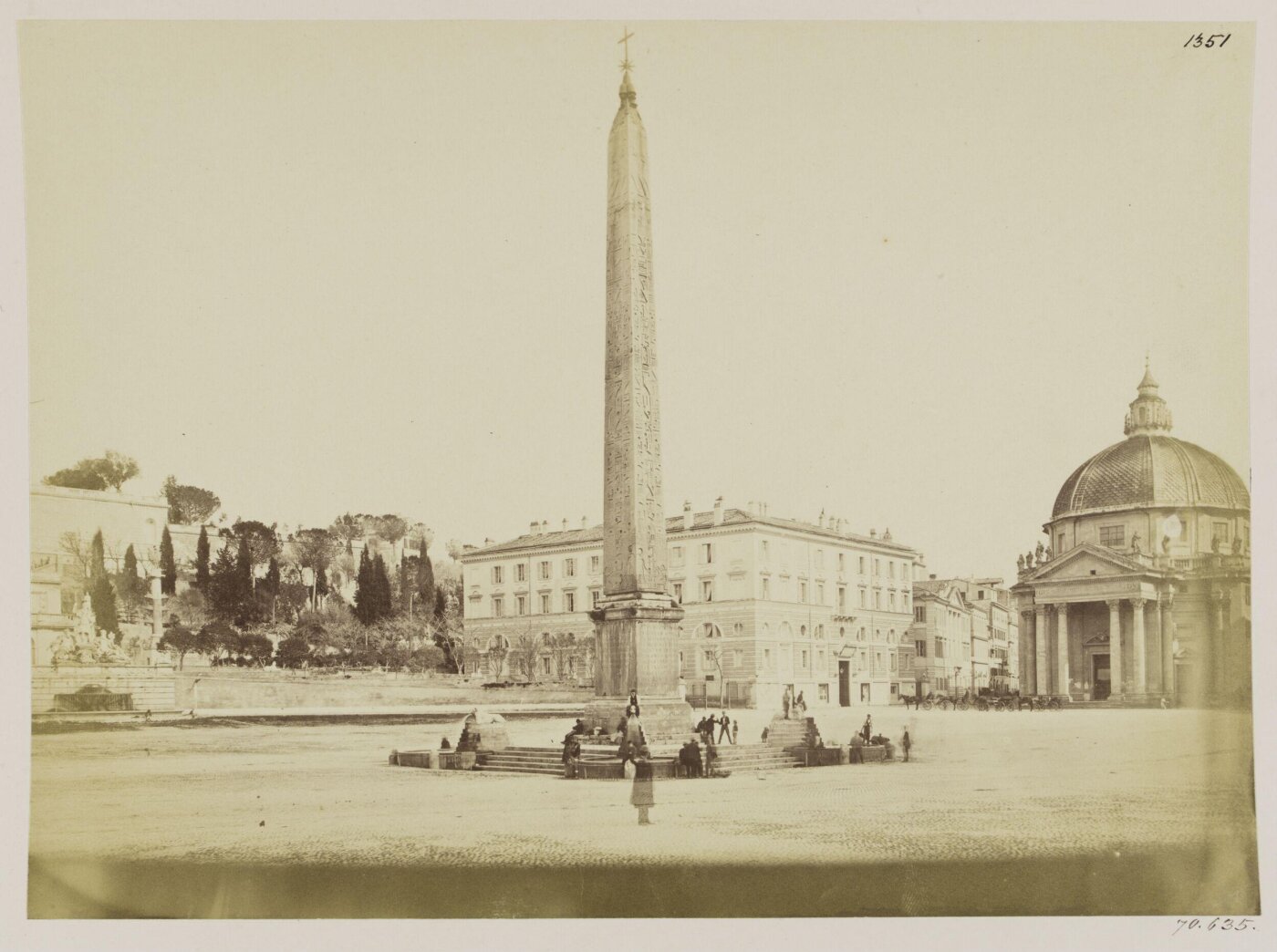 Parker, John Henry, General View - Piazza del Popolo, with the Obelisk