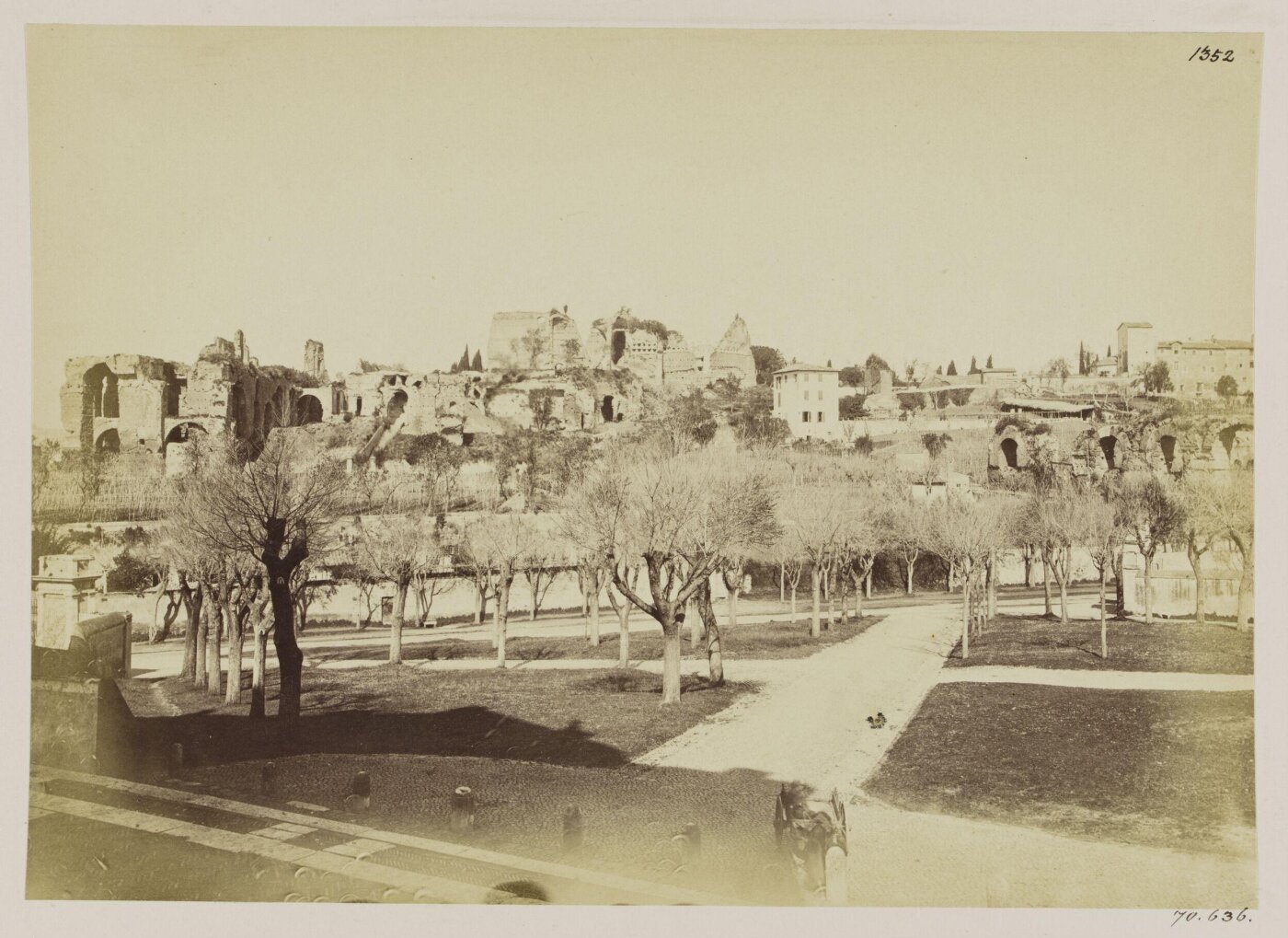 Parker, John Henry, General Views - Palatine, south end, with the Palaces of the Caesars, from the Caelian