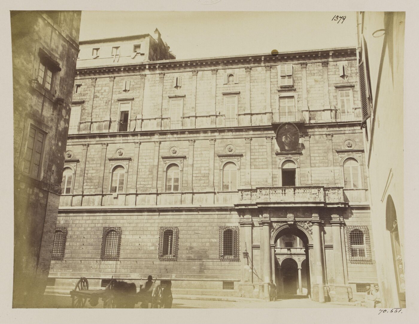 Parker, John Henry, Medieval Palace, the Cancelleria - By Bramante, Exterior, A.D. 1495