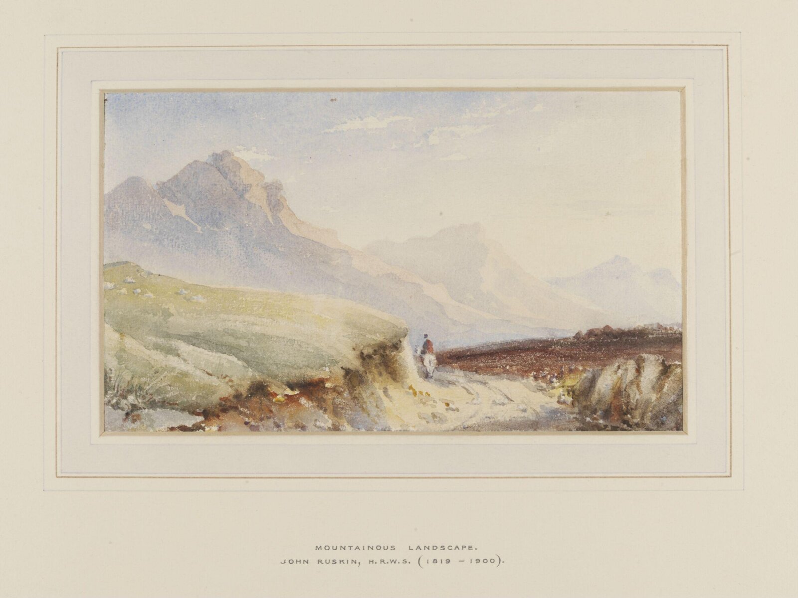 Mountainous Landscape, John Ruskin, 1889