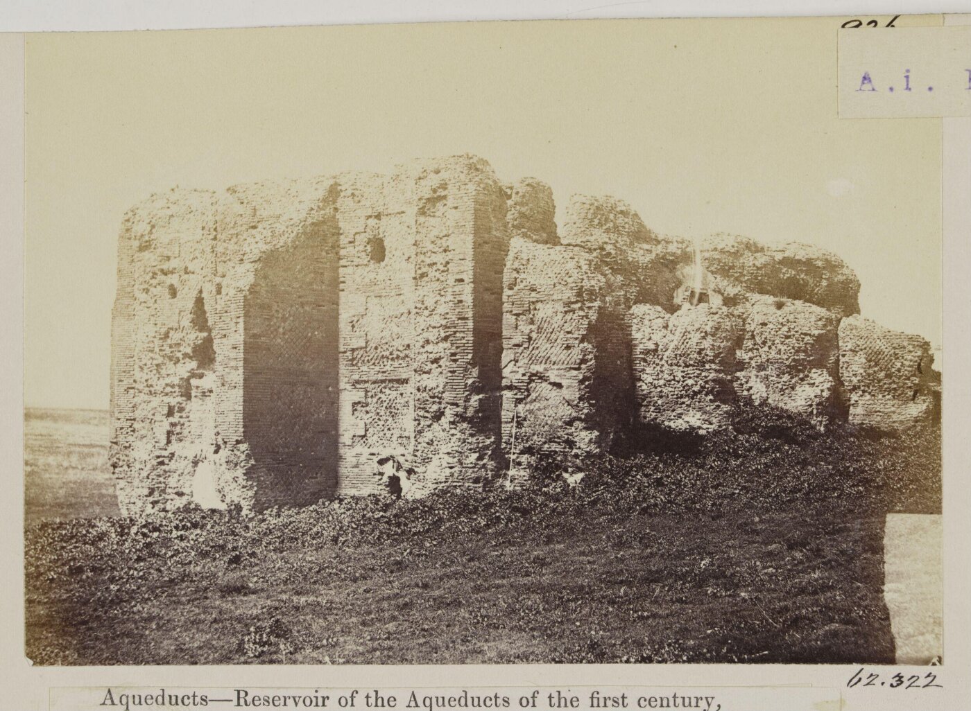 Parker, John Henry, Construction - Reservoir of the Aqueducts of the first century, in the Thermae of the Gordiani (?)