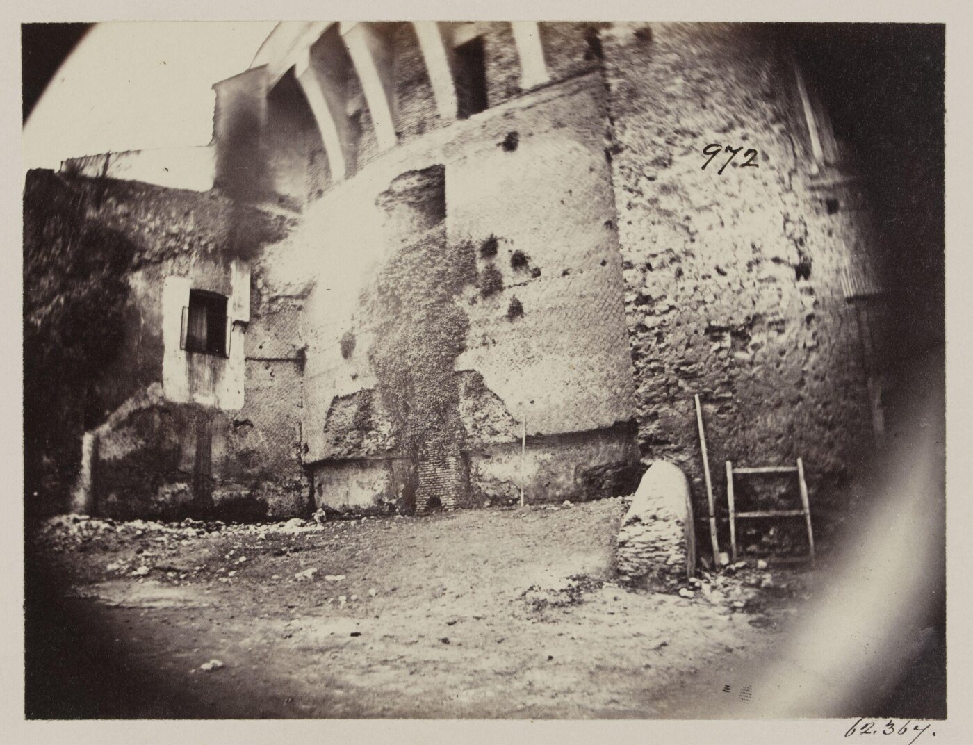 Parker, John Henry, Construction of Opus Reticulatum in the Mausoleum of Augustus, A.D. 10