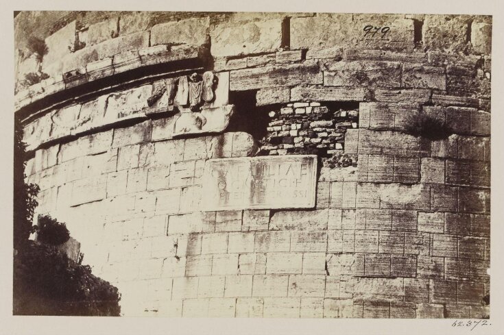 Construction of Travertine facing to the Tomb of Caecilia Metella, B.C. 103 top image