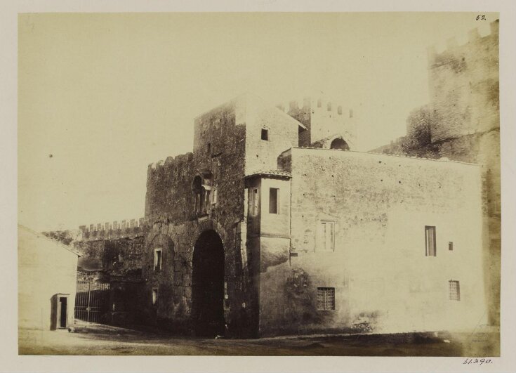 Gates of Rome -  Porta Ostiensis, now di S. Paolo, interior, Theodoric, A.D. 500, the two arches earlier top image