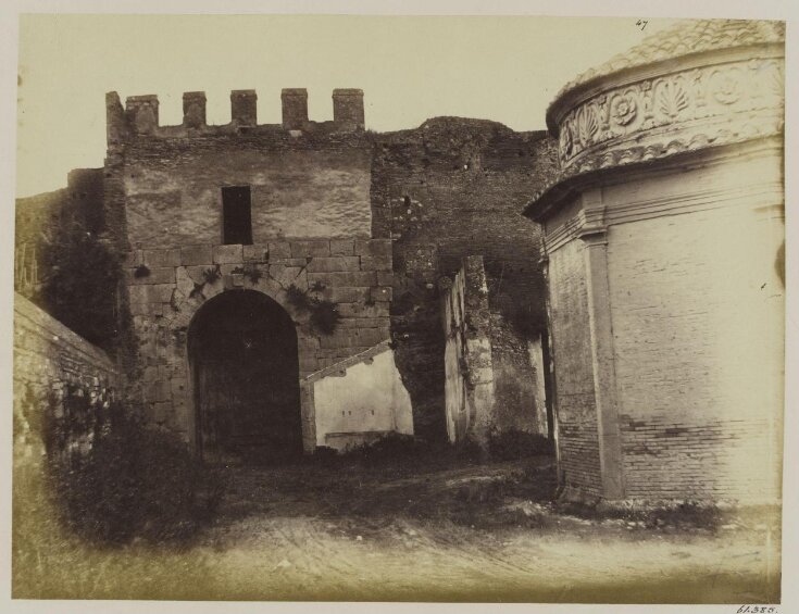 Gates of Rome - Porta Latina, interior, Honorius, A.D. 403, with the Chapel of S. John in Olio, A.D. 1520 top image