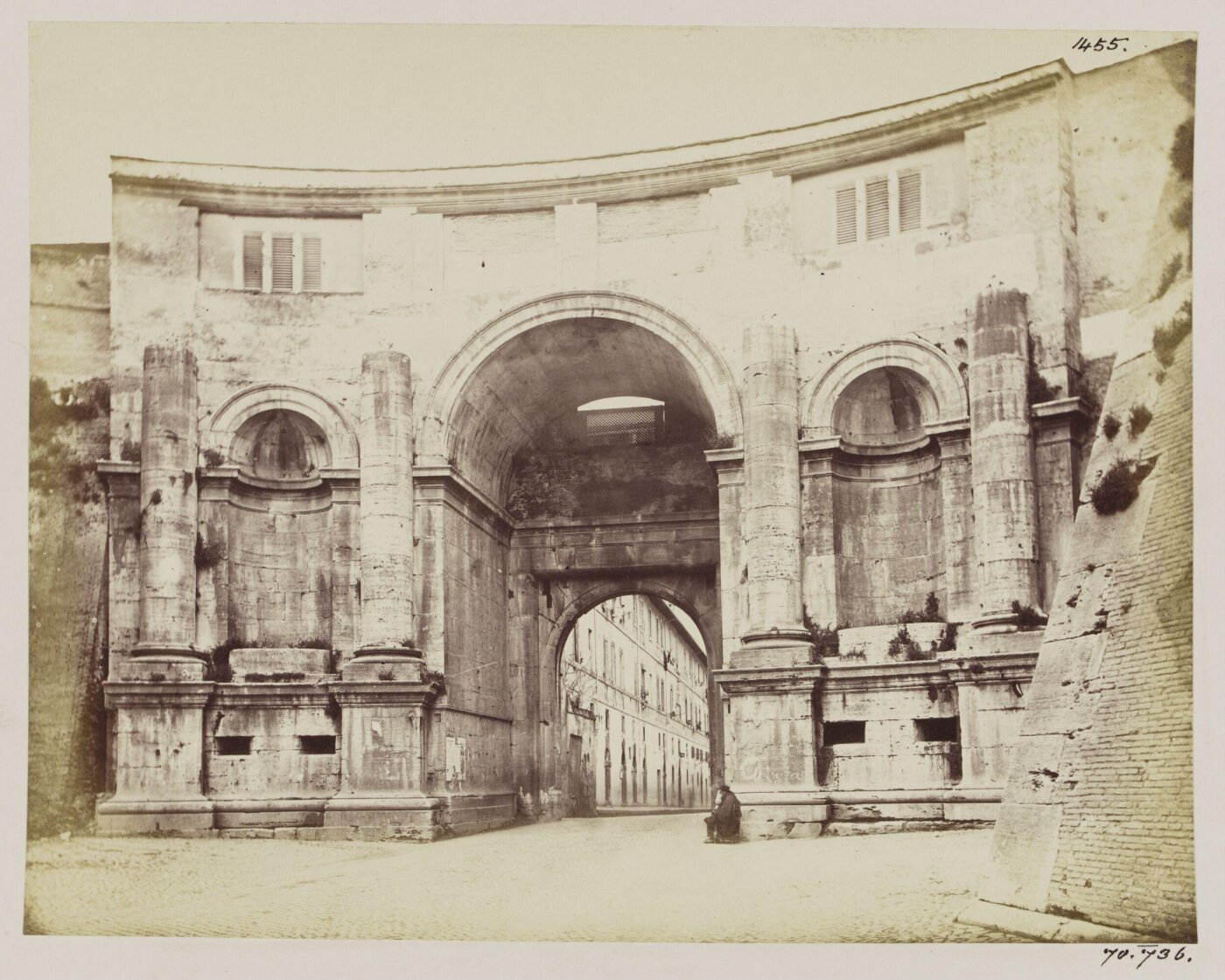 Parker, John Henry, Gates of Rome - Porta S. Spirito, by Sangallo, in the Borgo or Leonine City