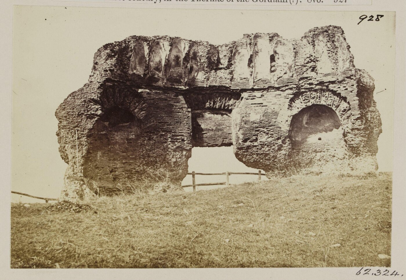 Parker, John Henry, Thermae of the Gordiani (?) - Apse of a Hall, A.D. 240