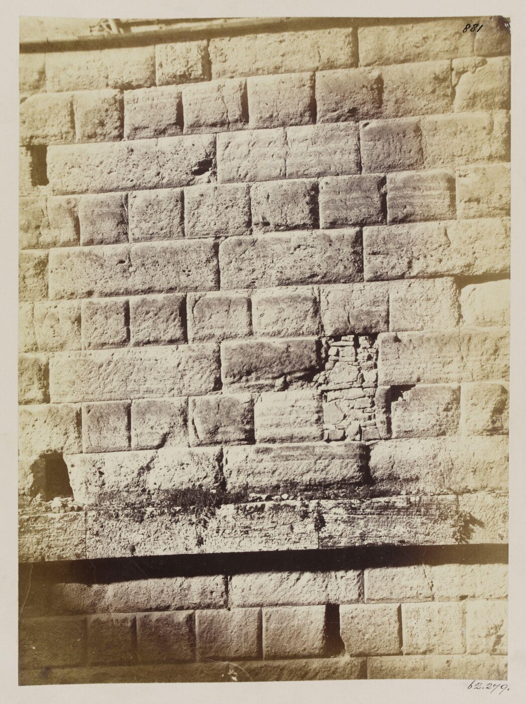 Parker, John Henry, Construction - Wall of the Kings in the Forum of Augustus