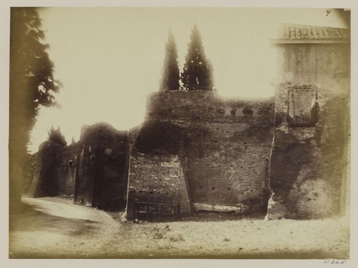 Gates of Rome - Postern near the Porta Nomentana, Aurelian, A.D. 275, on the outer edge of the foss of the Praetorian Camp top image