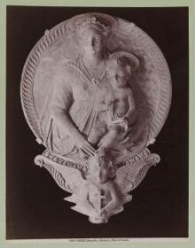 Virgin and child with an angel holding a cross thumbnail 1