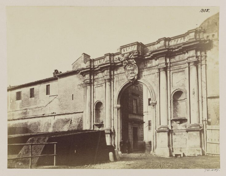 Gates of Rome - Porta di S. Spirito, of the Leonine City, by San Gallo ...