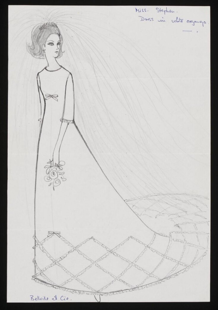 Design for a Wedding Dress image