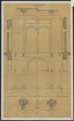 Science and Art Department. Details of South Court