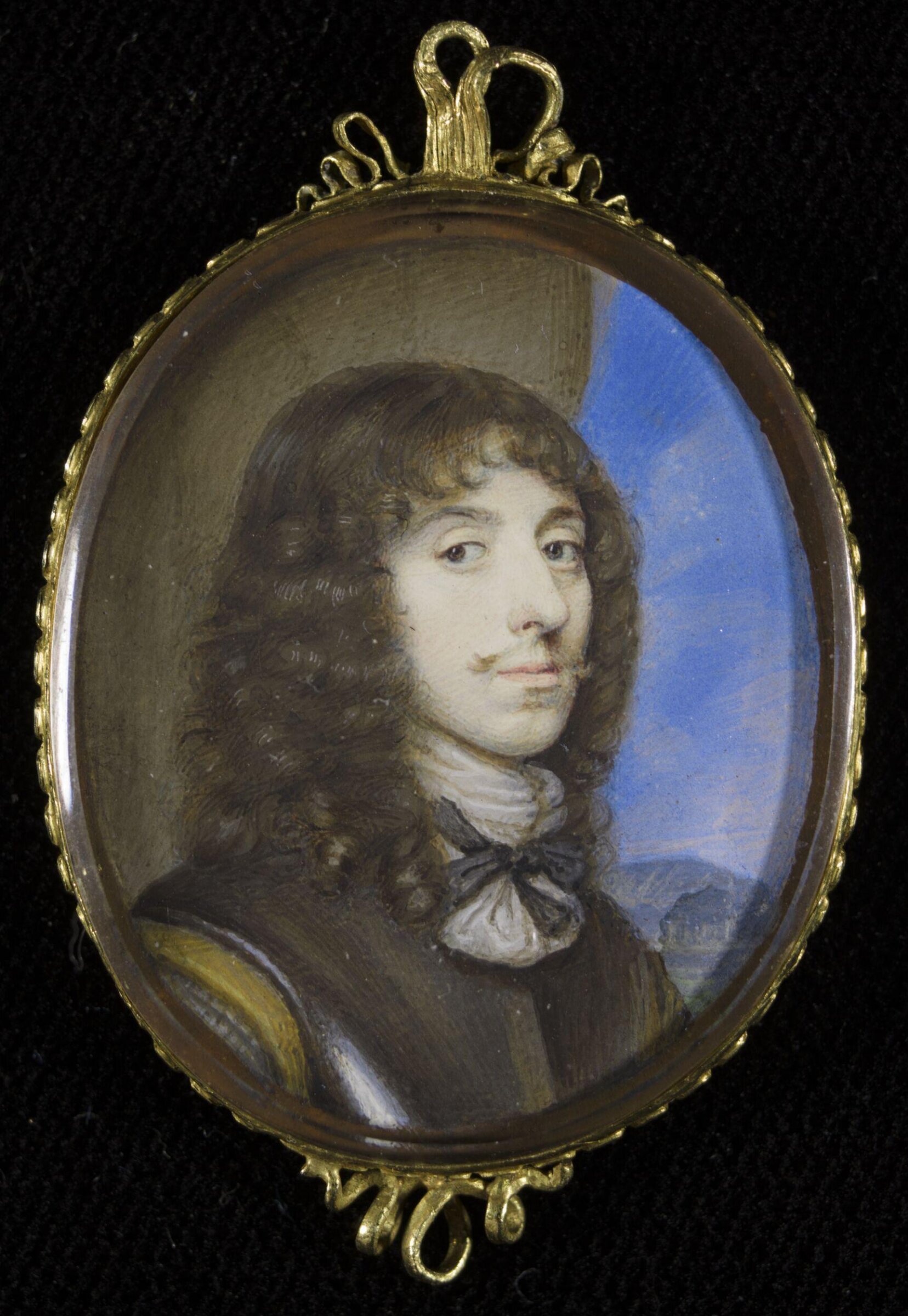 Portrait miniature depicting Prince Rupert of Bavaria, Samuel Cooper, ca. 1629-1699