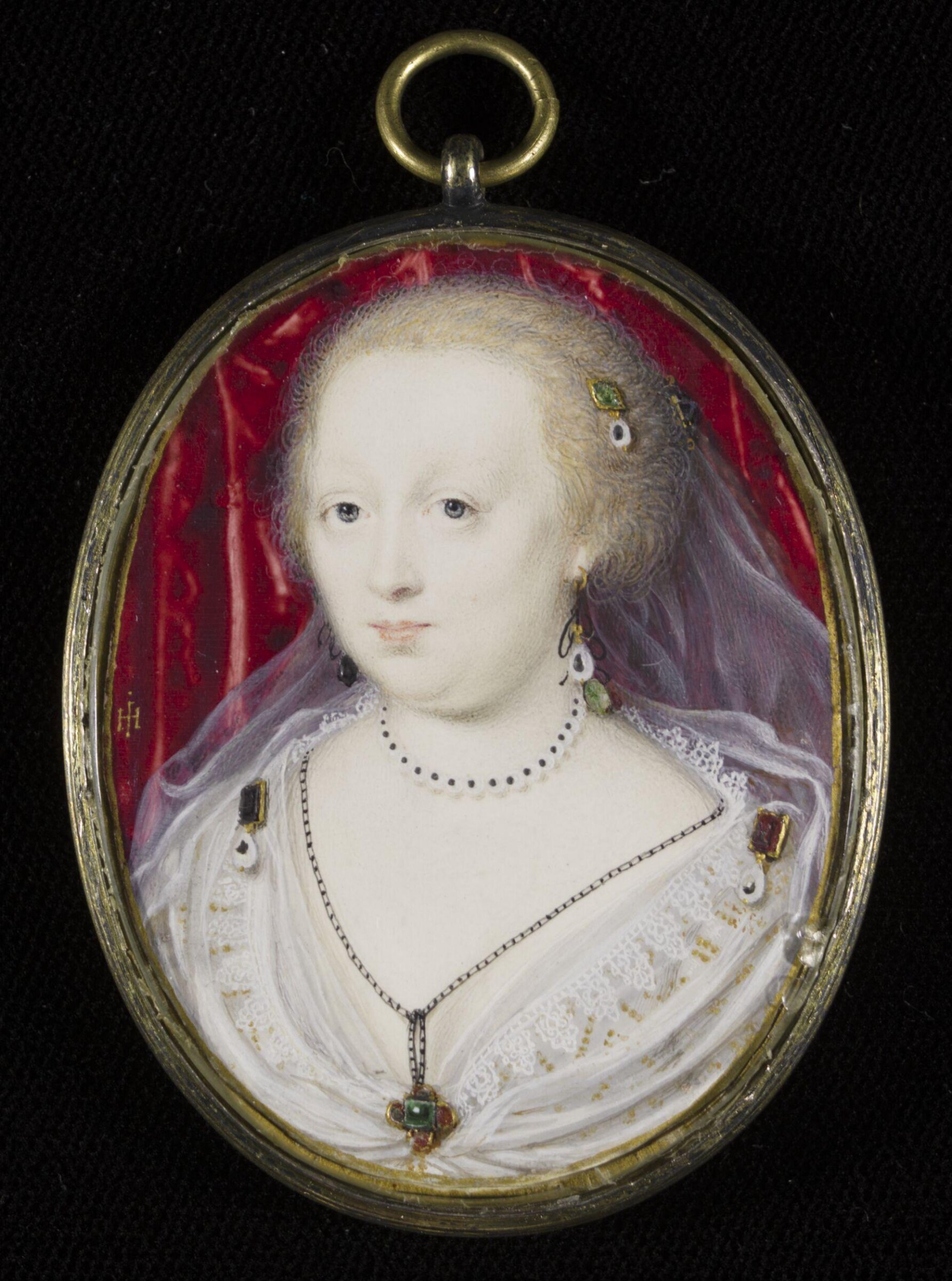 Portrait Miniature of an Unknown Woman, John Hoskins I, ca. 1615