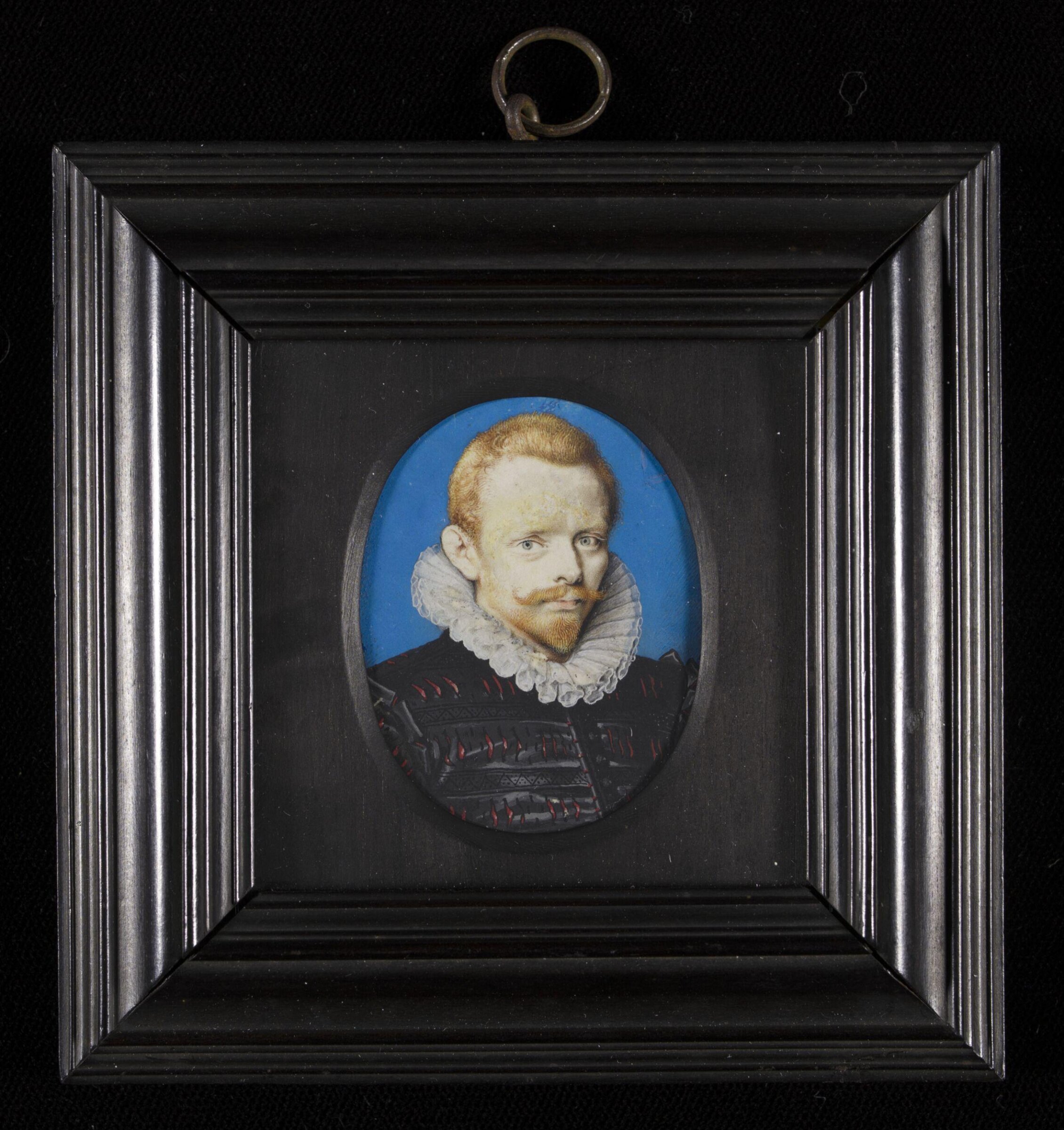 Portrait of an unknown man, formely called Sir Francis Drake, Isaac Oliver, ca. 1590