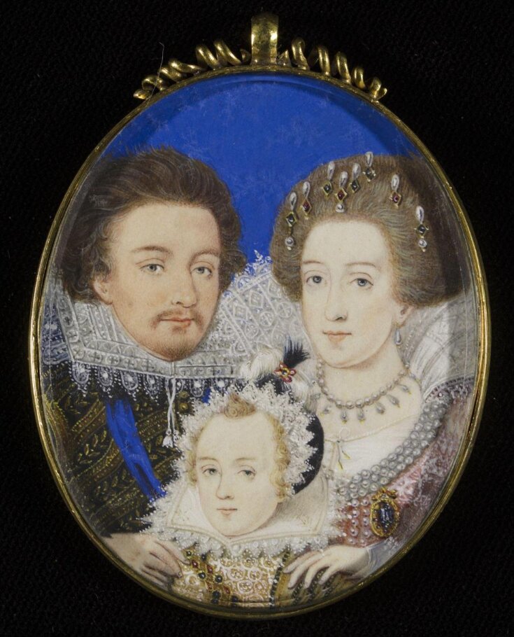  Frederick of Bohemia (1596-1632) Elector of Palatine, his wife Elizabeth (1596-1662) daughter of James I, and their eldest son Henry Frederick (1614-1629) top image