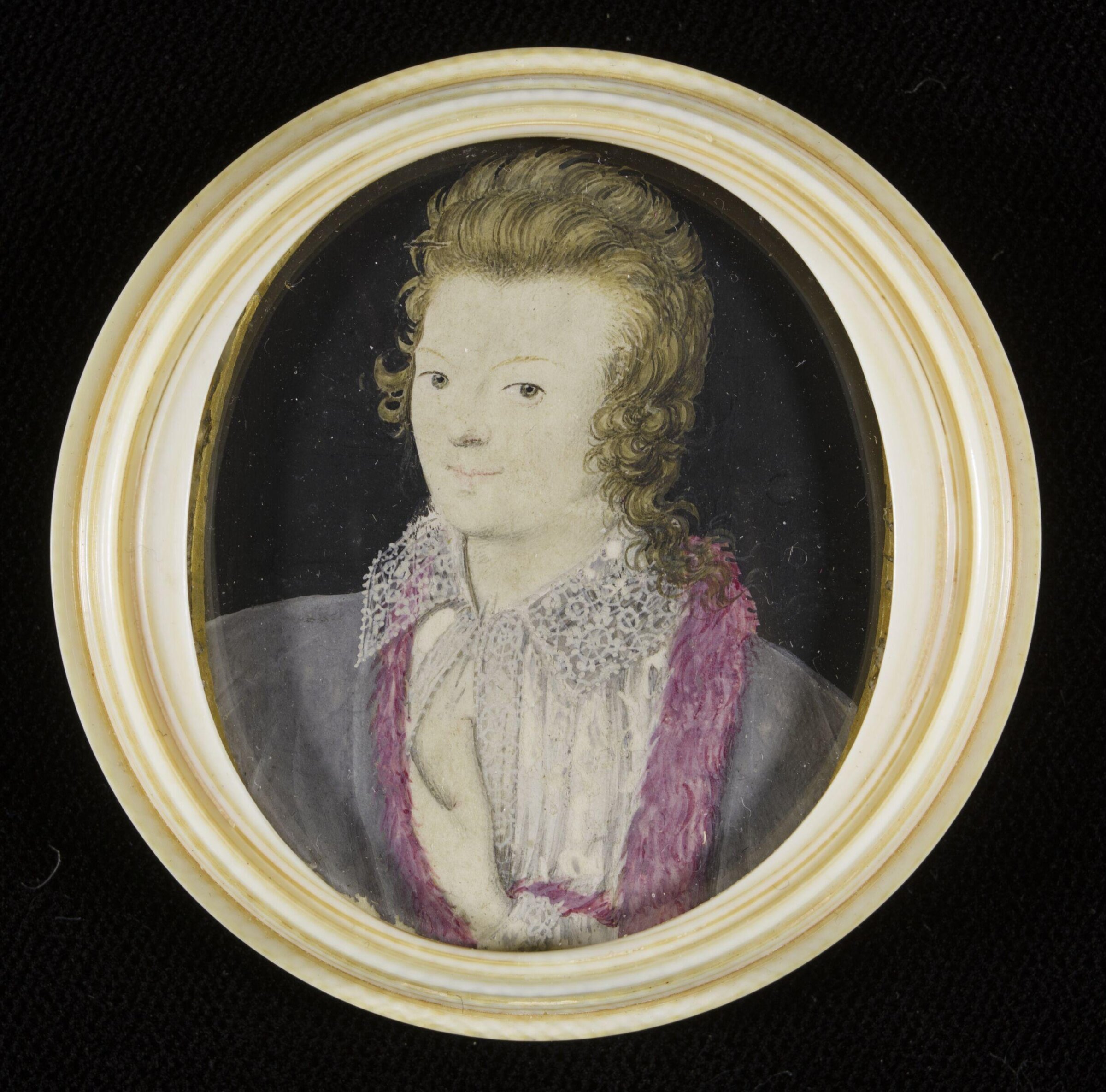 Portrait Miniature of an Unknown Young Man, Nicholas Hilliard, 1590-1593