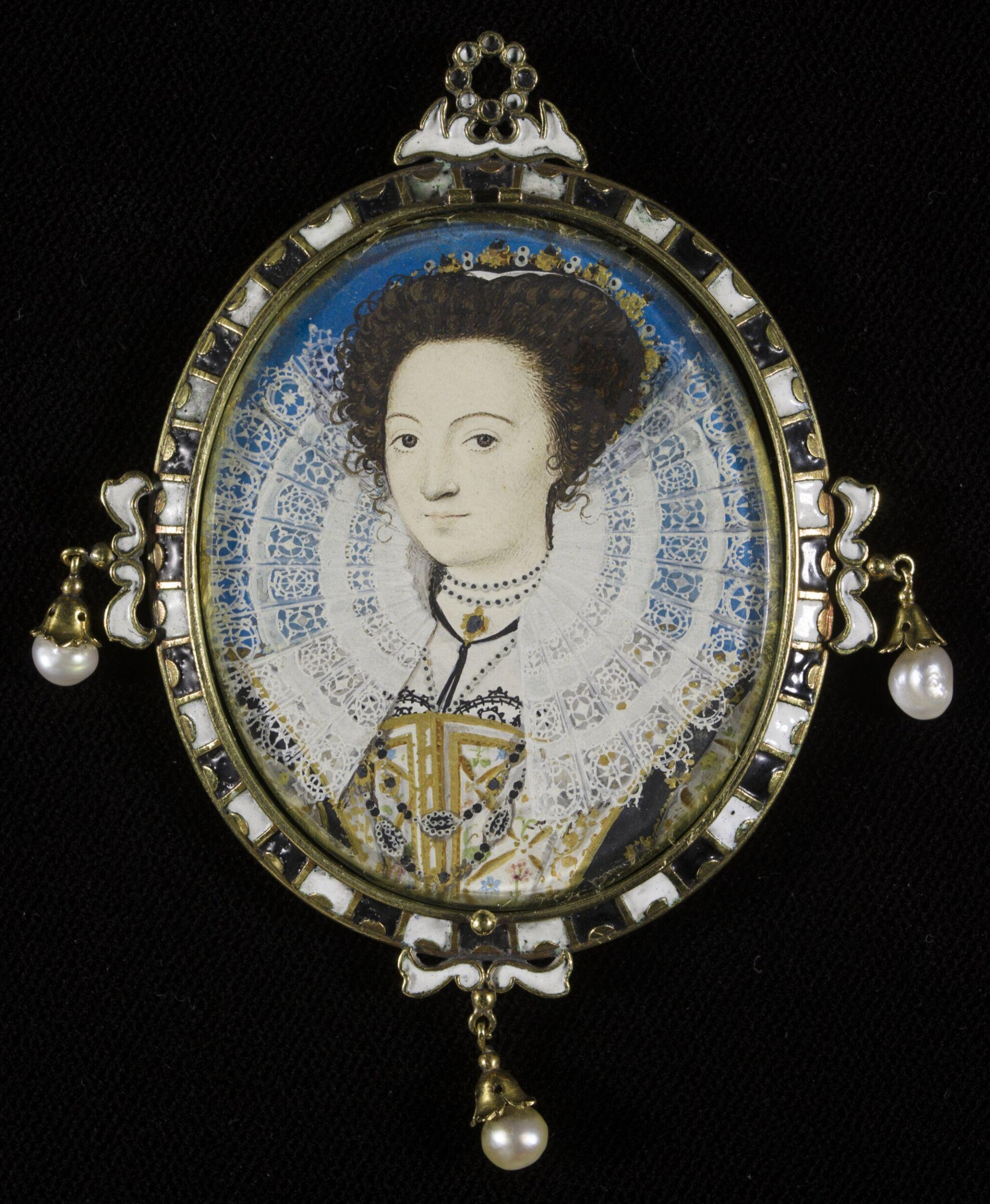 Portrait Miniature An Unknown Woman, Nicholas Hilliard, ca. 1590