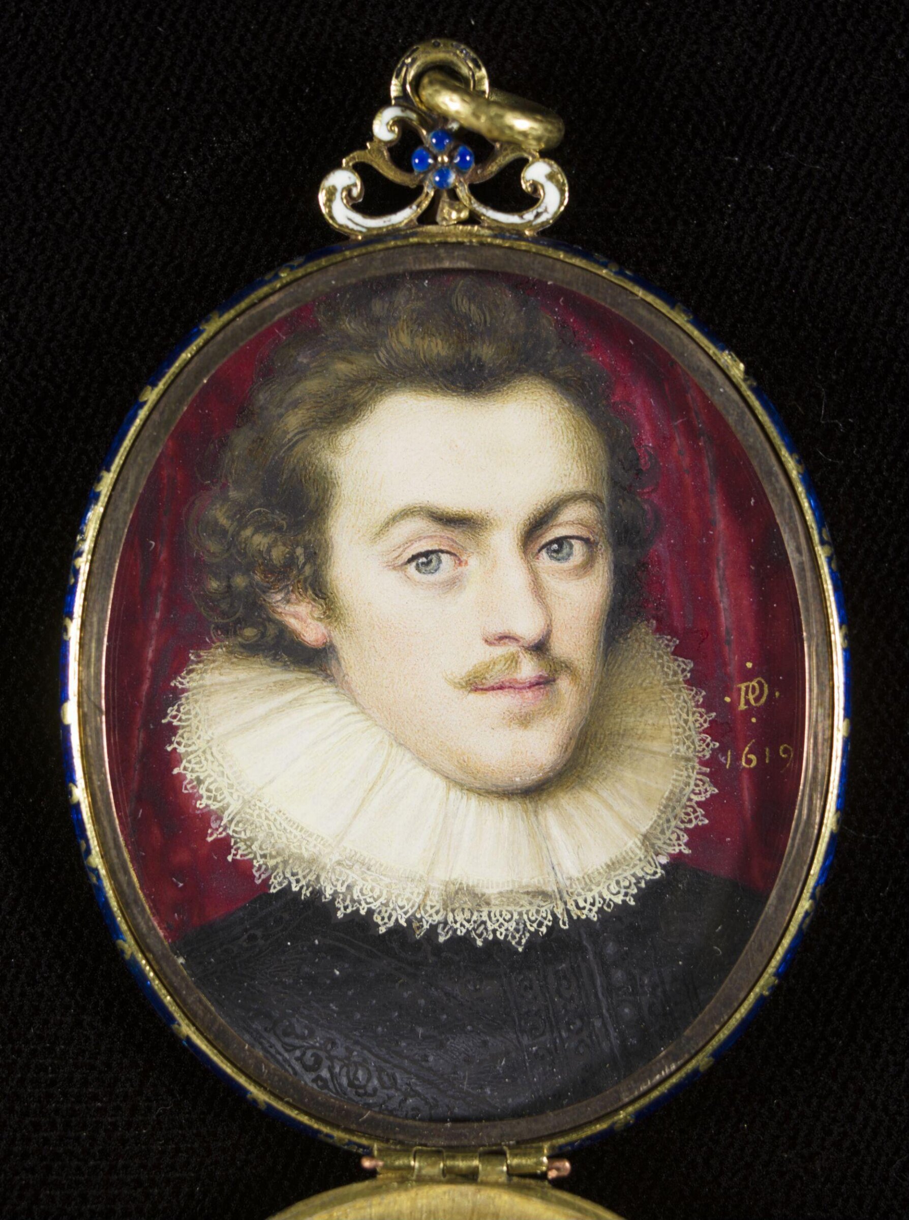 Portrait Miniature of an Unknown man, Peter Oliver, 1619