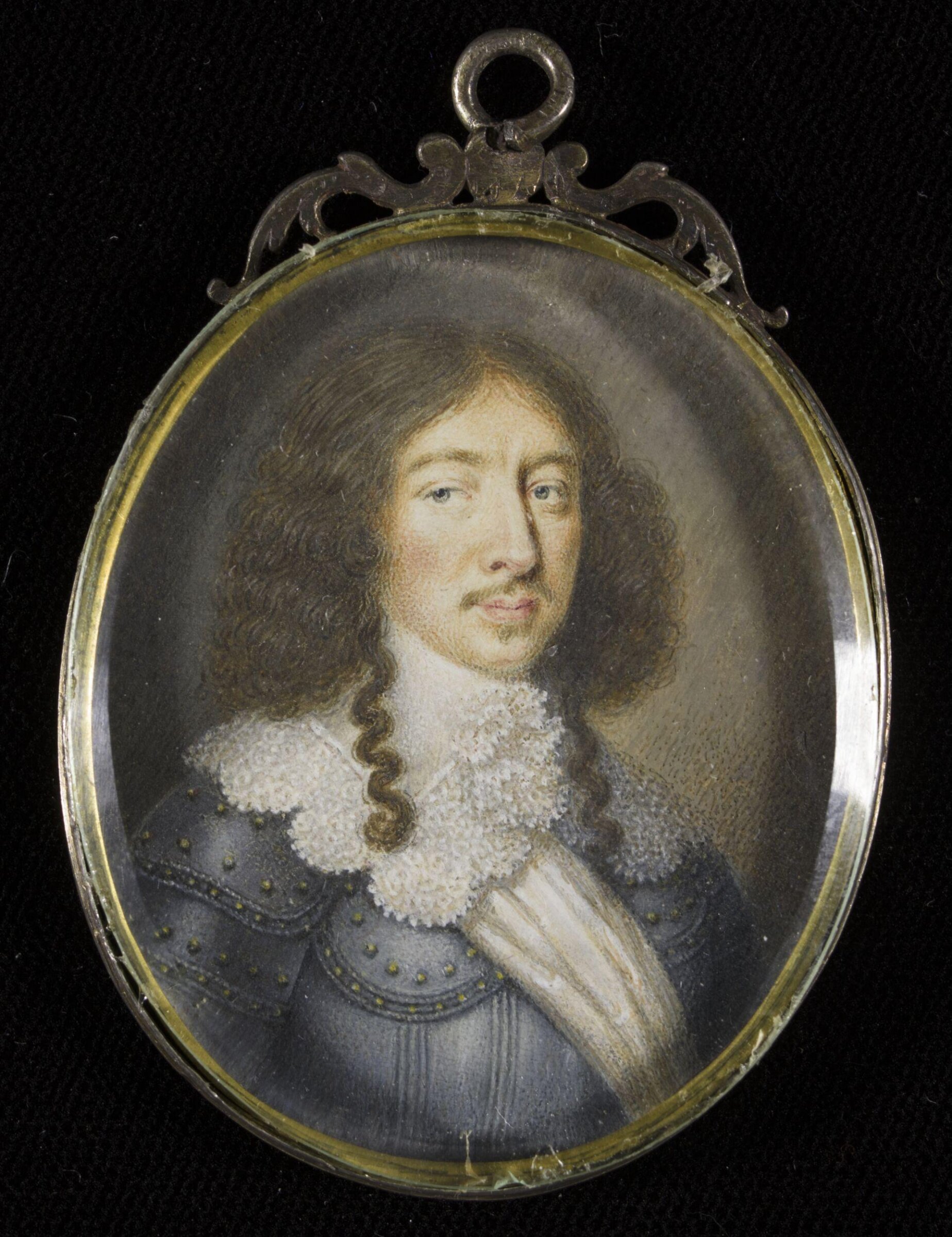 Portrait Miniature of an Unknown Man, 1650-1655
