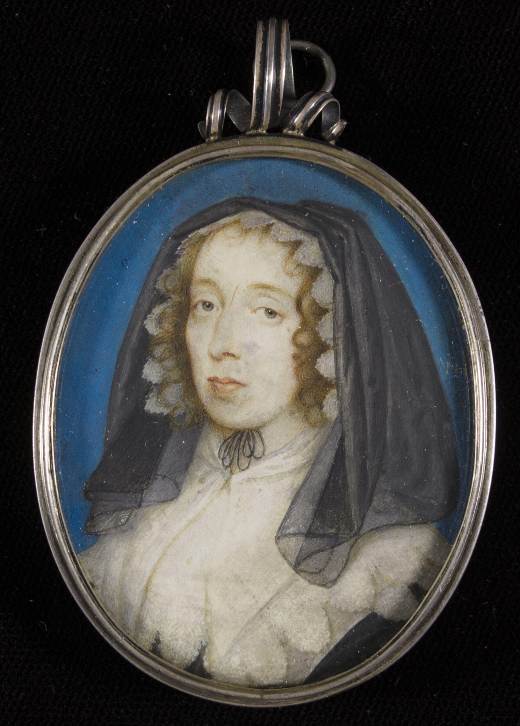 Portrait Miniature of an Unknown Woman, John Hoskins I, 1640-1645