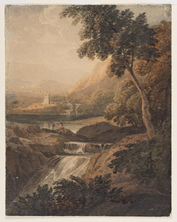 Mountainous Landscape, with Cascade top image