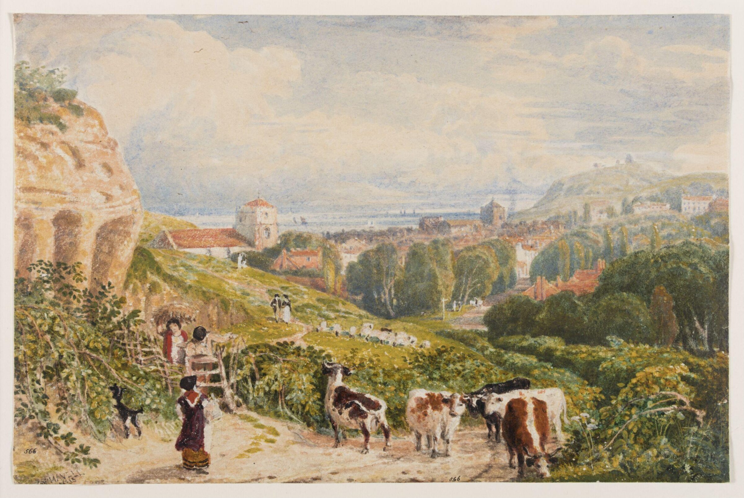 View of Hastings, Havell, 1815