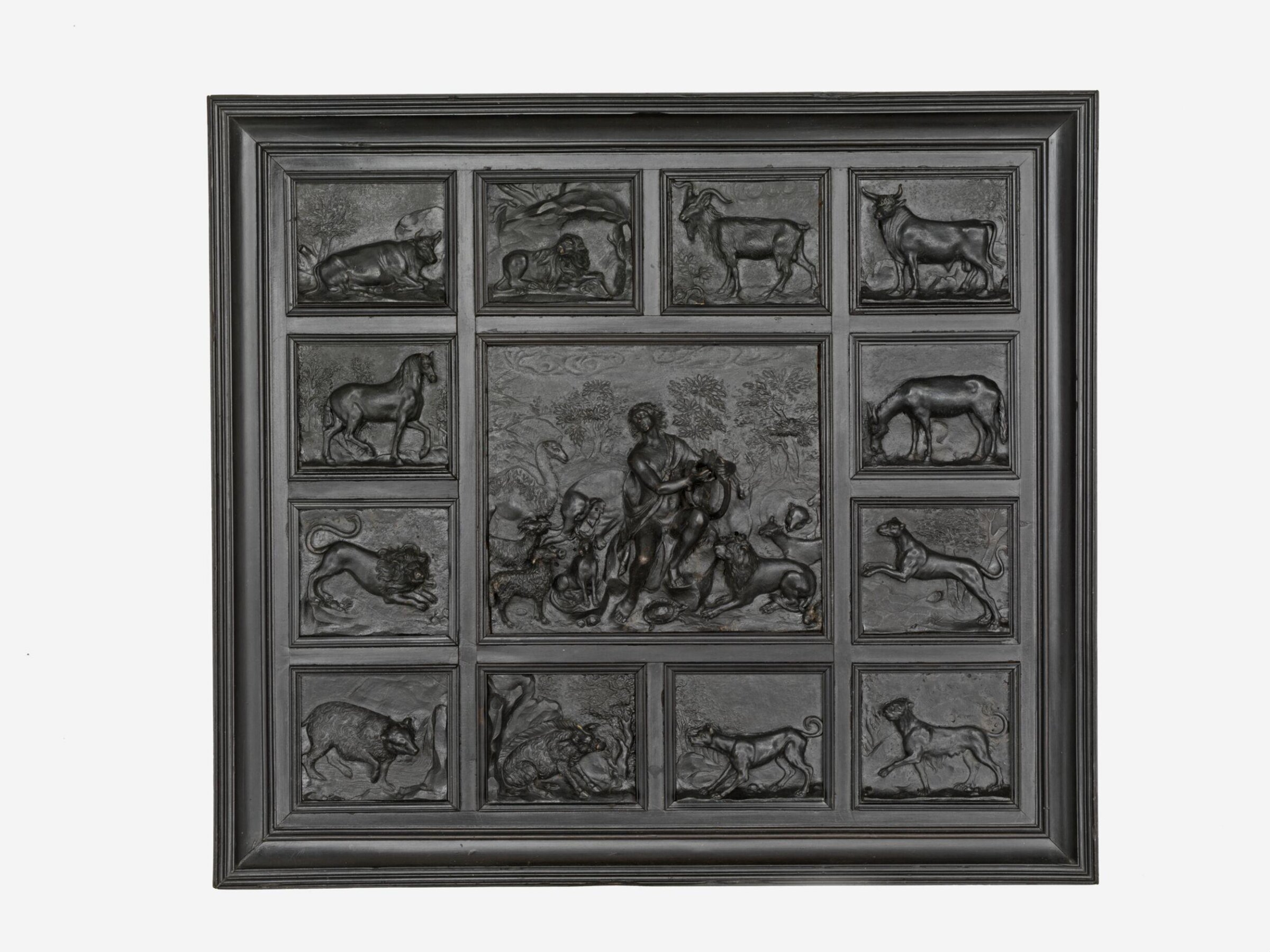 Orpheus Playing to the Animals, Francesco Fanelli, ca. 1640