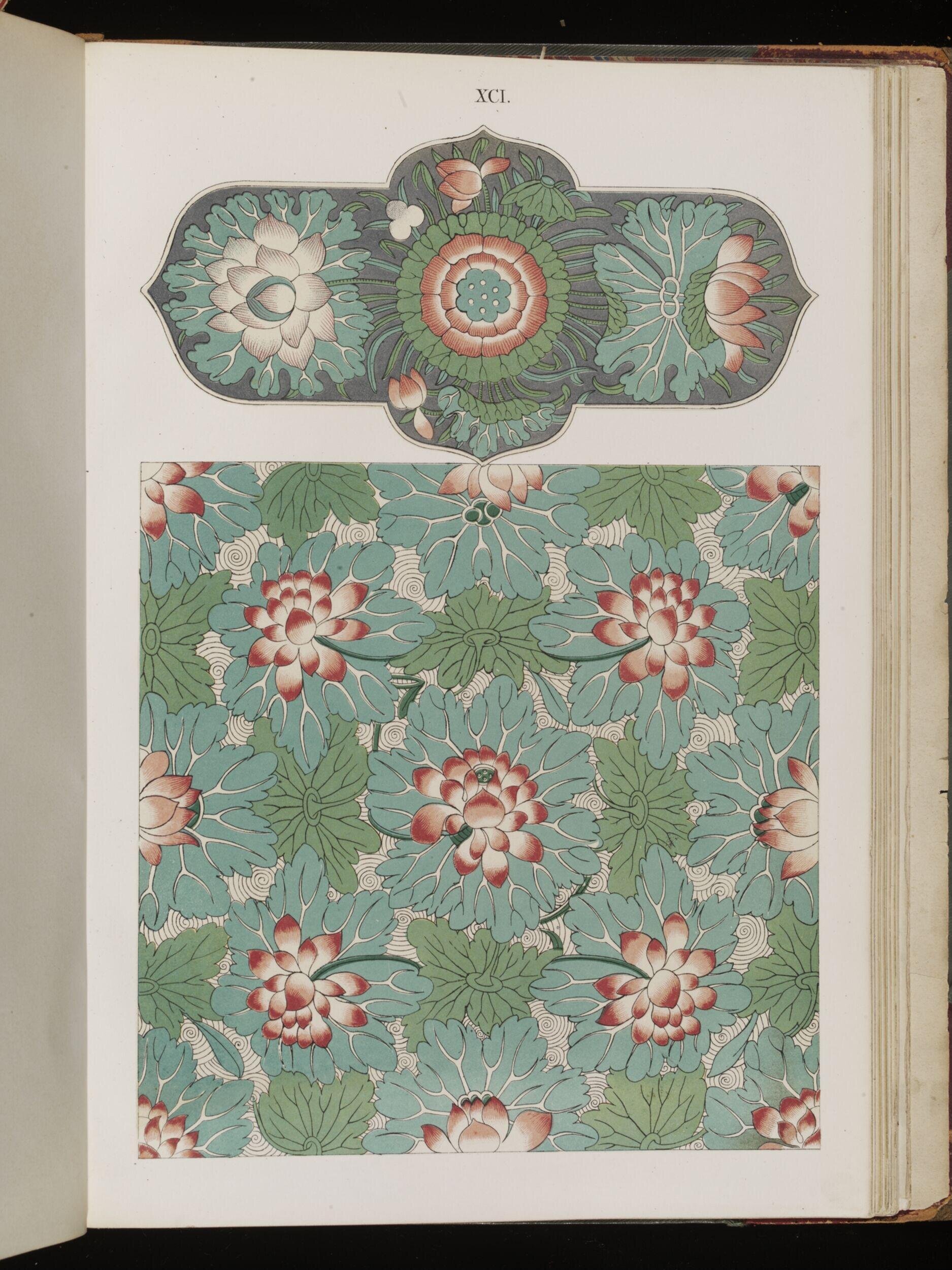 Examples of Chinese ornament : selected from objects in the South Kensington Museum and other collections by Owen Jones