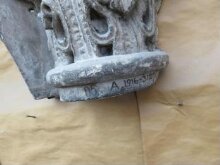 Plaster cast of part of a capital from Notre-Dame, Paris thumbnail 1