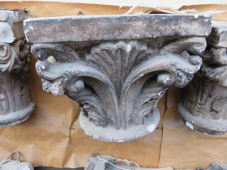 Plaster cast of capital from Notre-Dame, Paris top image