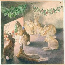 The Rabbits' Christmas Party: Roasting Apples thumbnail 1