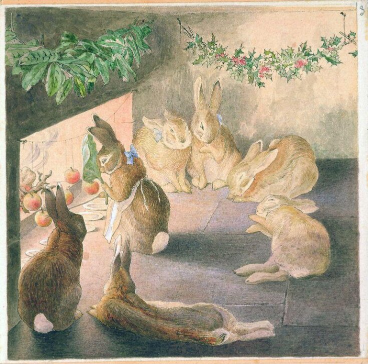 The Rabbits' Christmas Party: Roasting Apples top image