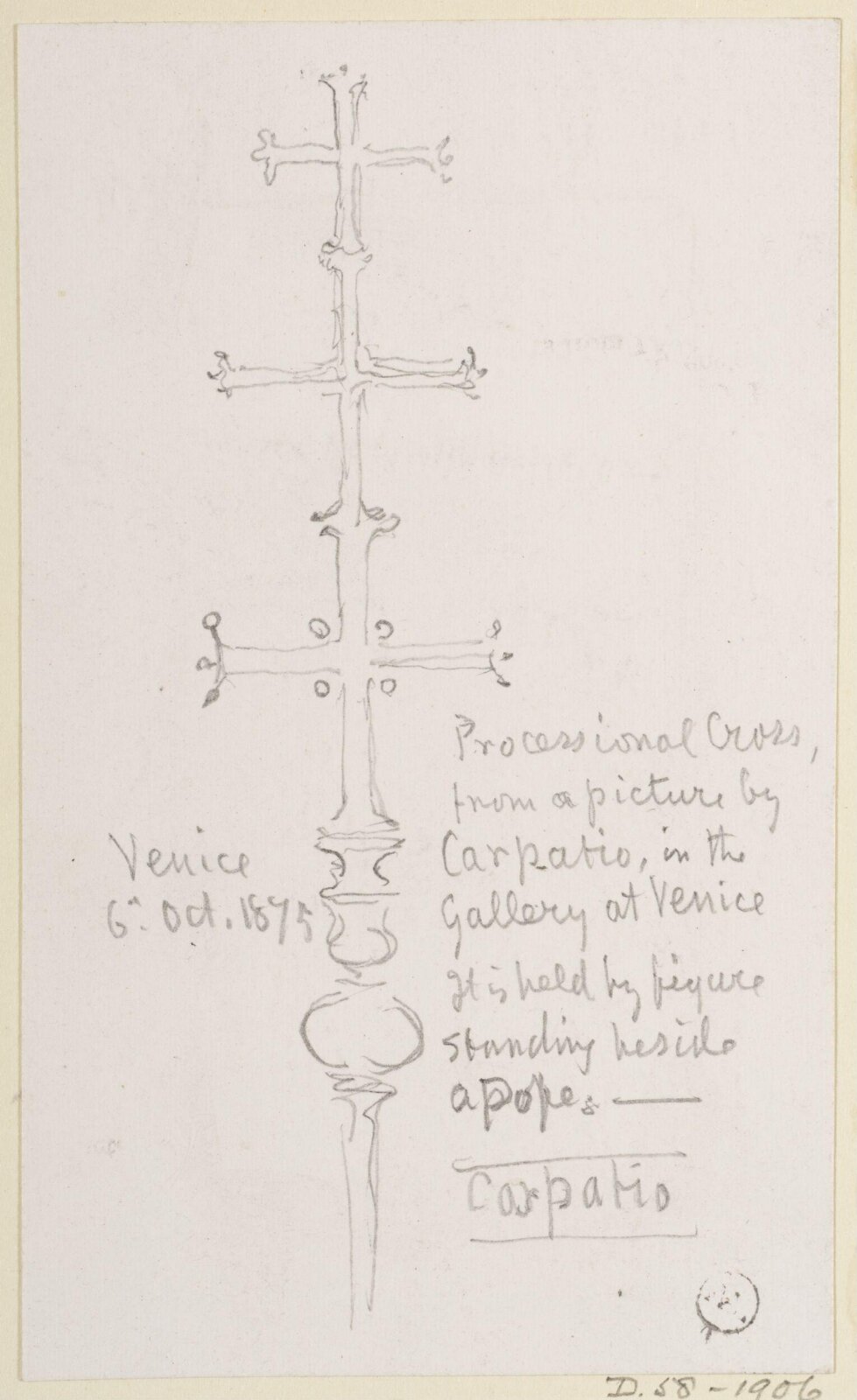 The Cross, William Simpson, 1823-1899