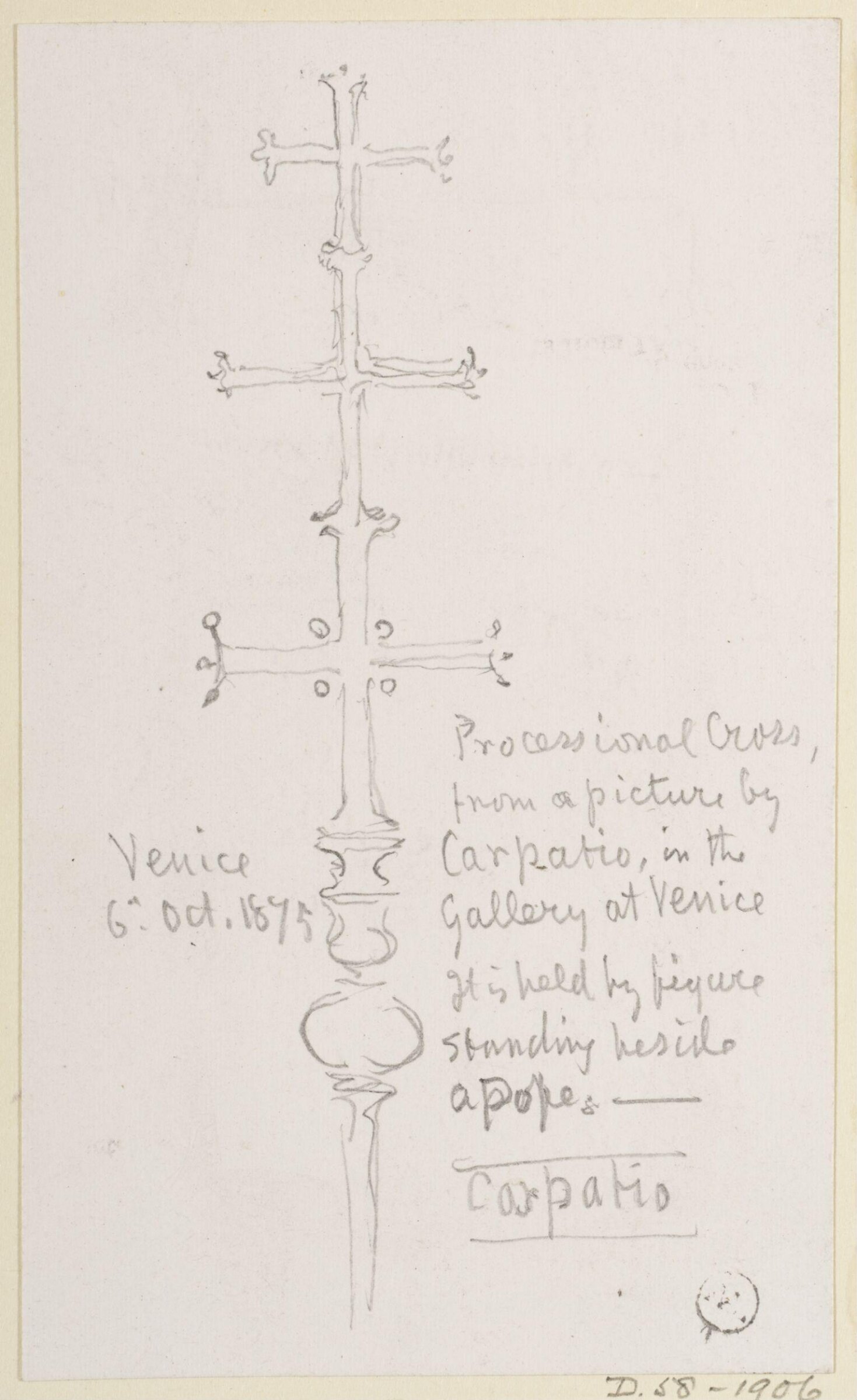 The Cross, William Simpson, 1823-1899