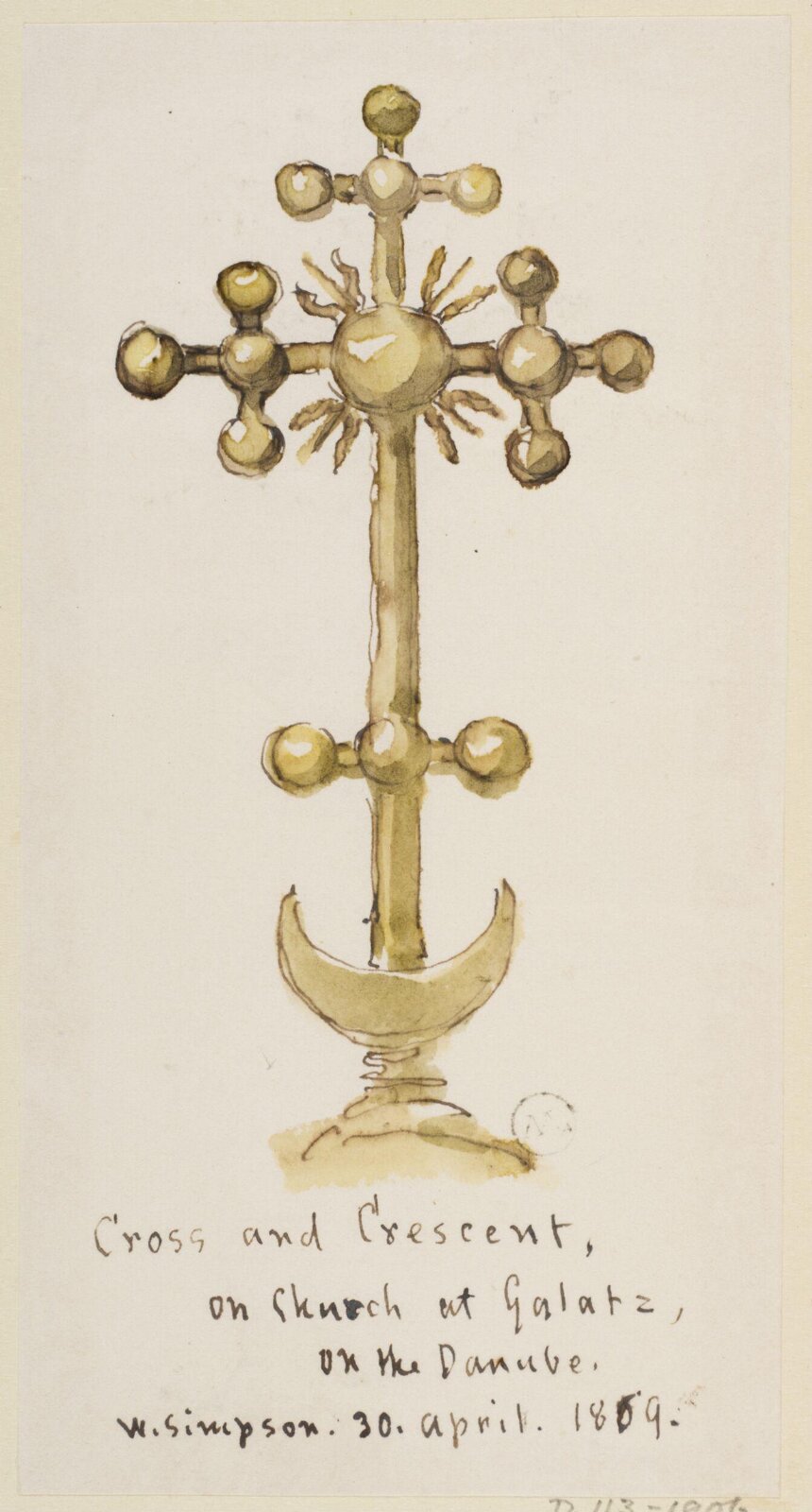 The Cross, William Simpson, 1823-1899