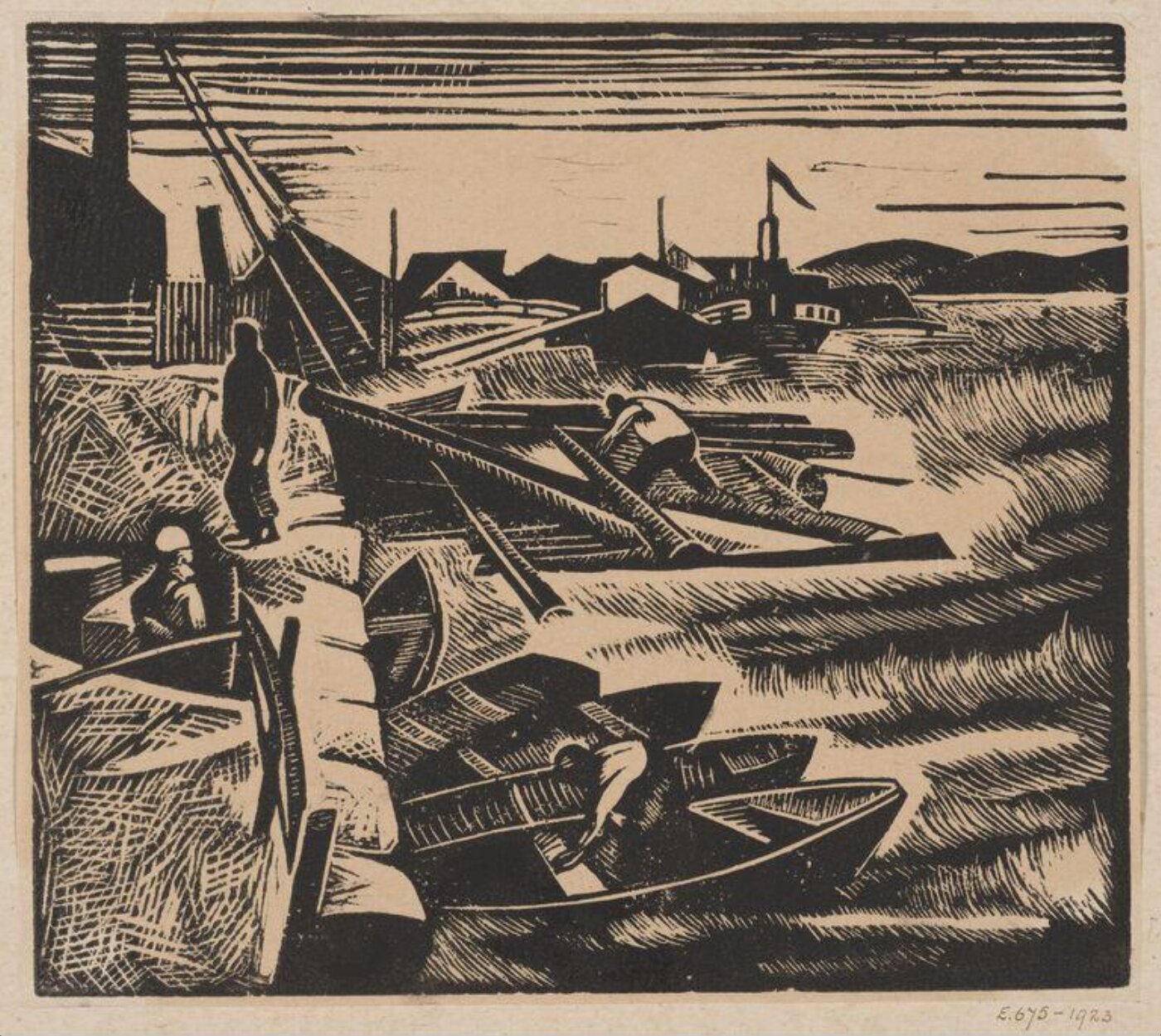 Unknown, Harbour scene