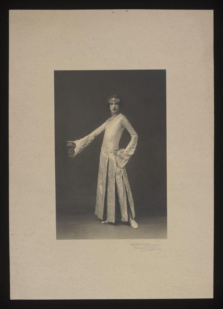 Cecil Beaton in costume for an unidentified production image