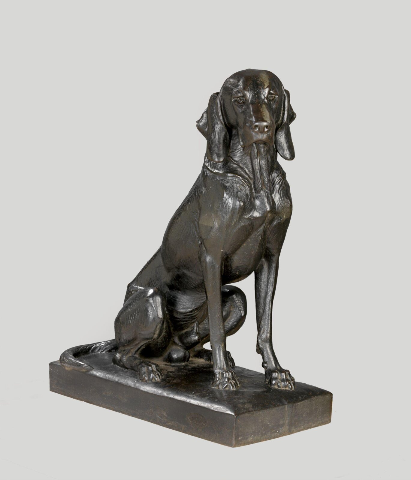 A seated Dog, Alfred Jacquemart, ca. 1855-1862