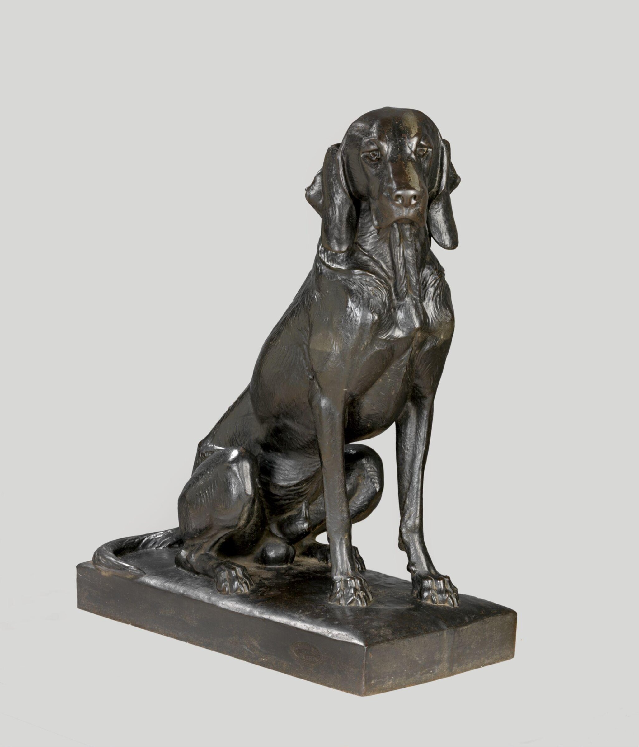 A seated Dog, Alfred Jacquemart, ca. 1855-1862