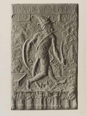 The Iliad of the East : a selection of legends drawn from Valmīki's Sanscrit poem the Ramayāna / by Frederika Macdonald ; with illustrations by J. Lockwood Kipling