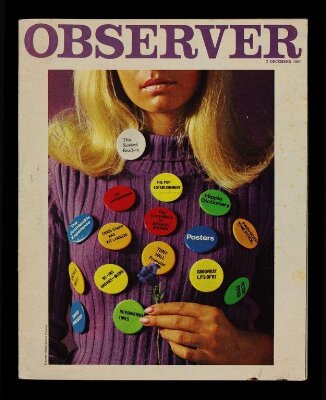 Observer magazine. 1968