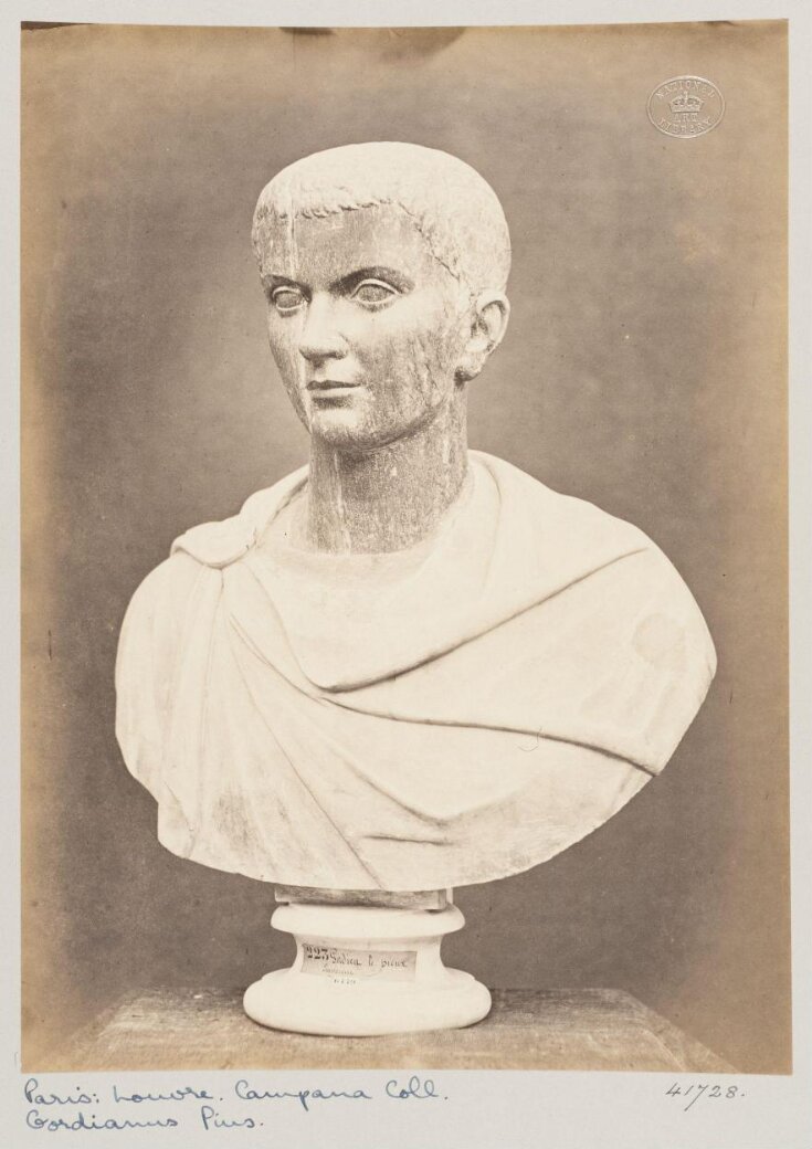 Marble bust of the Emperor Gordian (the pius) top image