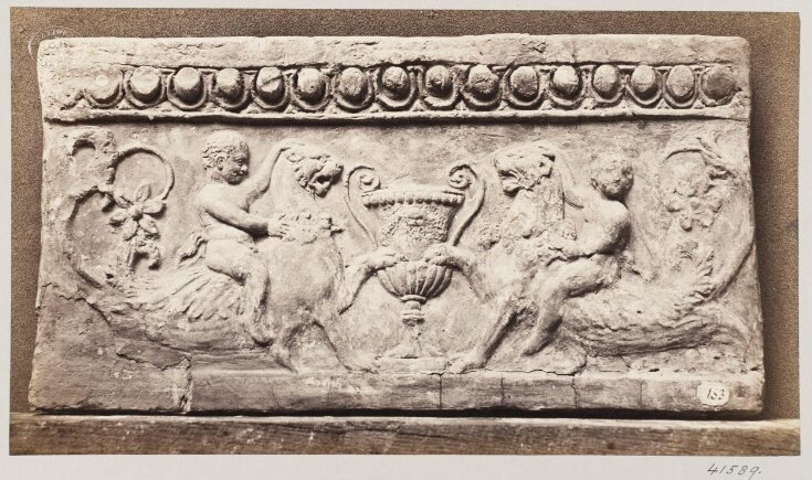 Bas-relief, portion of a frieze in terra cotta top image
