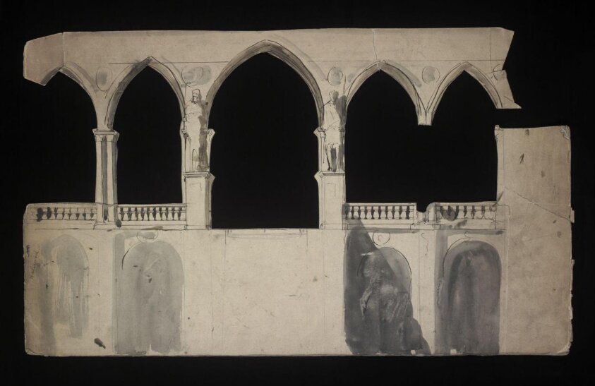 Gothic arcade