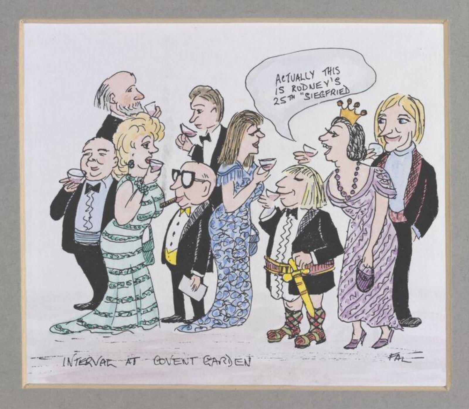 Interval at Covent Garden, Frank Lenham, 1970s